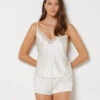 Short De Pyjama En Soie