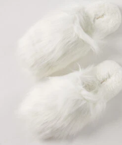 Chaussons Mules Fausse Fourrure -Boutique De Mode Luxe 653796001 c