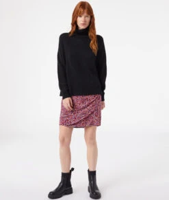 Jupe Portefeuille à Fleurs -Boutique De Mode Luxe 653801368 6