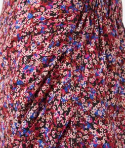 Jupe Portefeuille à Fleurs -Boutique De Mode Luxe 653801368 b