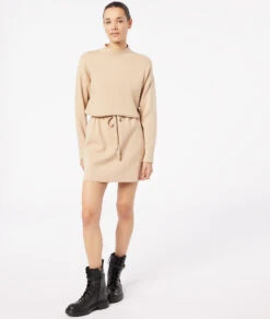 Robe Pull En Maille Avec Cordon Taille -Boutique De Mode Luxe 653802888 6