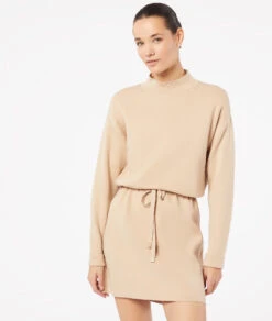 Robe Pull En Maille Avec Cordon Taille -Boutique De Mode Luxe 653802888 c