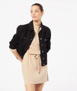 Robe Pull En Maille Avec Cordon Taille