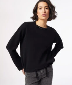 Pull En Maille Détails Cordon -Boutique De Mode Luxe 653802905 c
