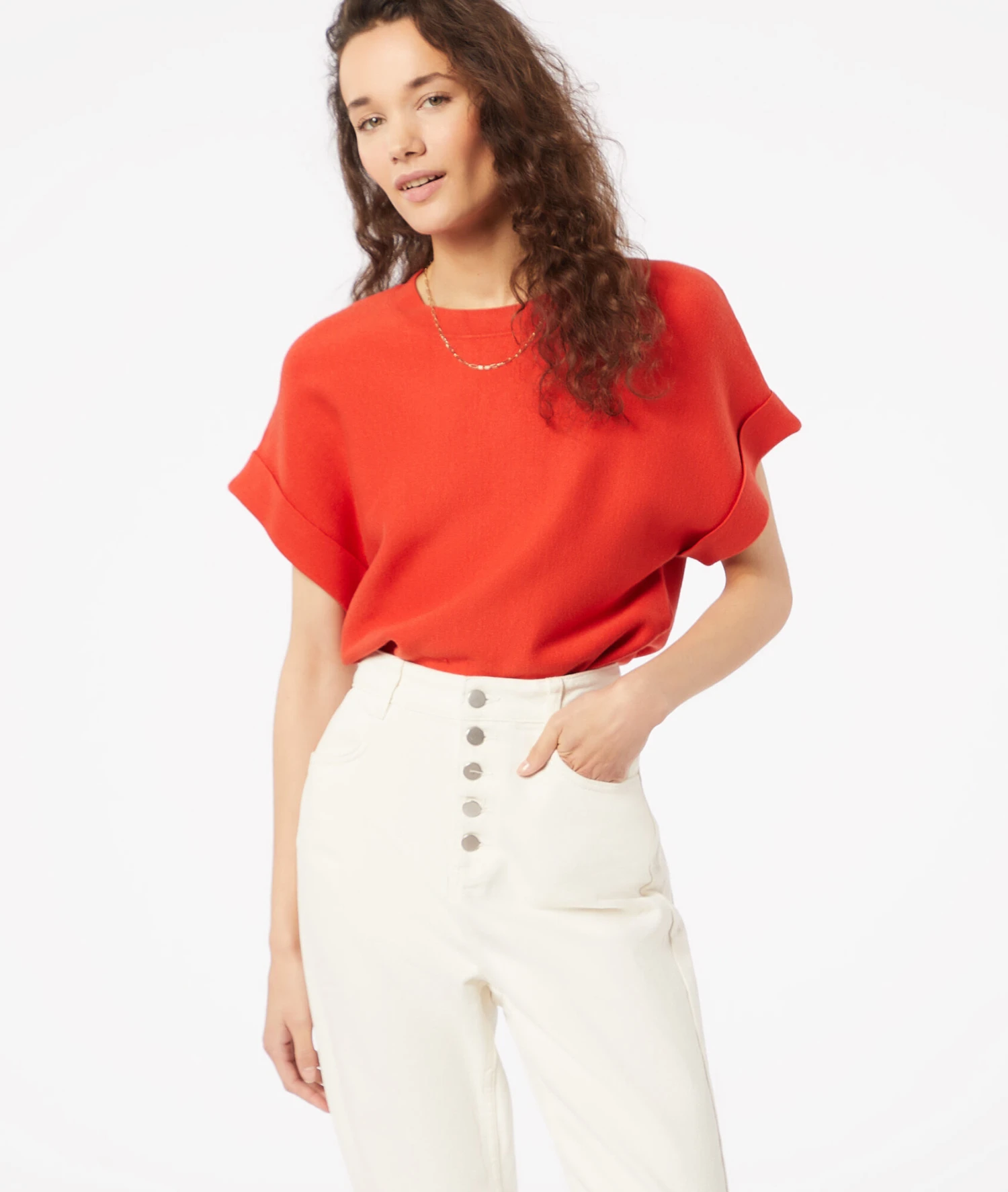 Pull En Maille Manches Courtes 3 Pull En Maille Manches Courtes