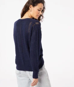 Gilet En Maille Ajourée -Boutique De Mode Luxe 653805825 a