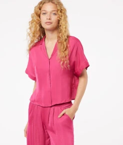 Chemise De Pyjama Manches Courtes