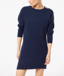 Robe Pull En Maille Torsadée -Boutique De Mode Luxe 653808325 c