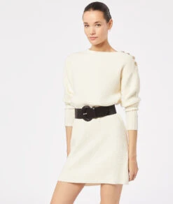 Robe En Maille Torsadée