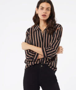 Chemise Manches Longues Rayée