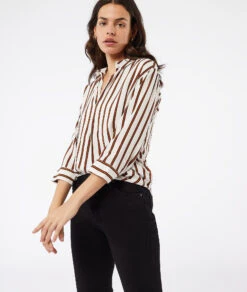 Chemise Manches Longues Rayée