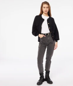 Veste En Maille Avec Poches -Boutique De Mode Luxe 653811705 6