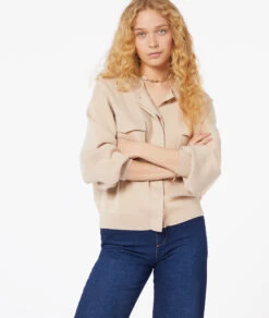 Veste En Maille Avec Poches -Boutique De Mode Luxe 653811788 c