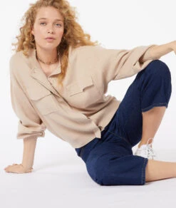 Veste En Maille Avec Poches