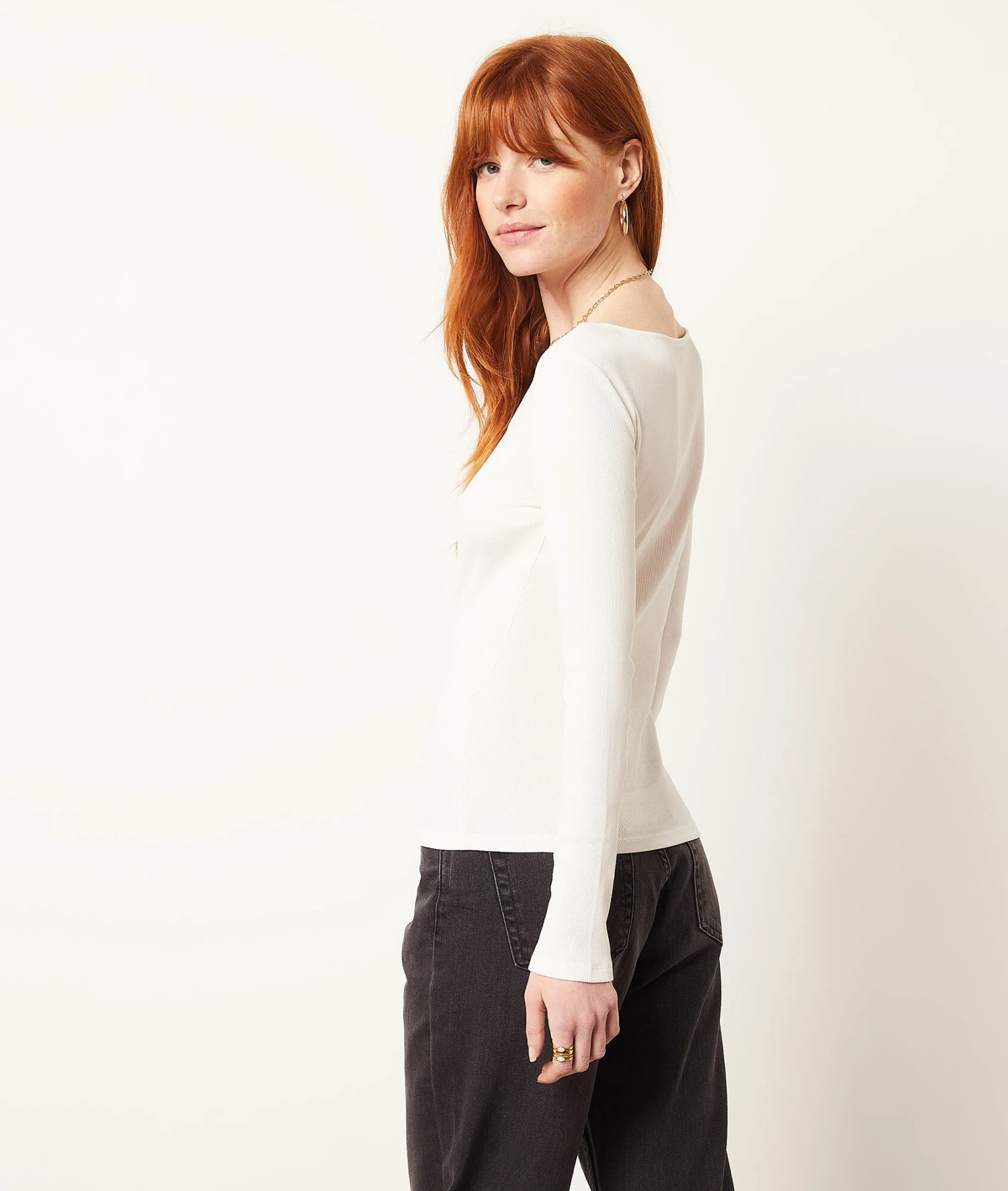 T-shirt Manches Longues Côtelé 4 T-shirt Manches Longues Côtelé – Image 2