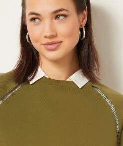 Sweat Détails Ajourés -Boutique De Mode Luxe 653822645 b