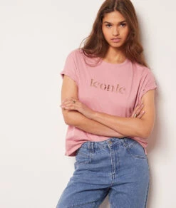 T-shirt Manches Courtes Ajouré "Iconic"