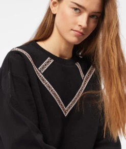Sweat Détails Broderie -Boutique De Mode Luxe 653825805 c