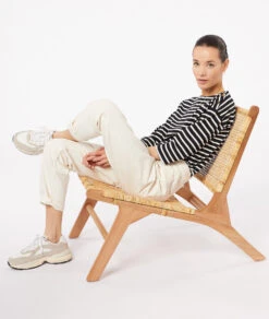 T-shirt Rayé Manches 3/4 -Boutique De Mode Luxe 653827805 6