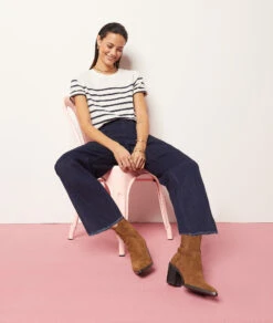 T-shirt à Rayures 100% Coton 11 T-shirt à Rayures 100% Coton -Boutique De Mode Luxe 653829625 c