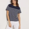 T-shirt à Rayures 100% Coton -Boutique De Mode Luxe 653829625 x