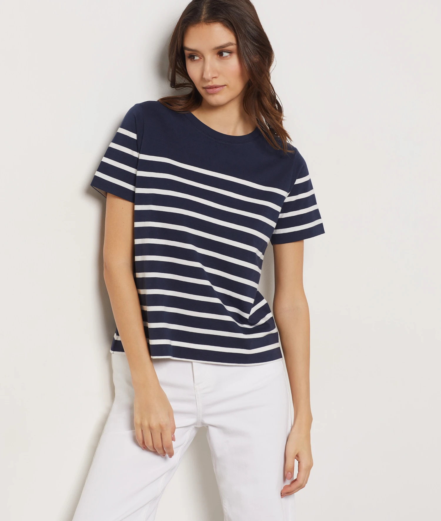 T-shirt à Rayures 100% Coton 3 T-shirt à Rayures 100% Coton