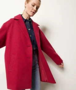 Manteau Coupe Droite -Boutique De Mode Luxe 653830372 c