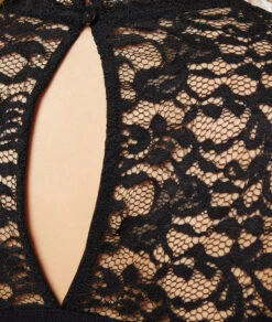 T-shirt Manches 3/4 Décolleté Et Dos En Dentelle -Boutique De Mode Luxe 653833705 b