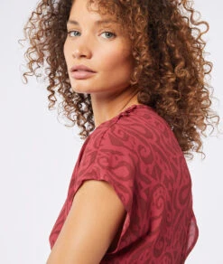 Robe Imprimée Dos Nu -Boutique De Mode Luxe 653840469 b