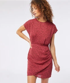 Robe Imprimée Dos Nu