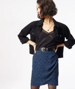 Jupe Portefeuille Imprimée