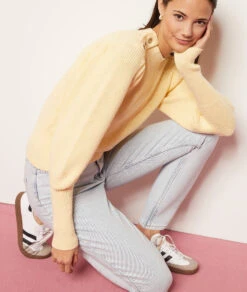 Pull En Maille Côtelée -Boutique De Mode Luxe 653864750 6