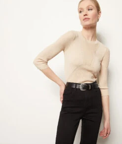 Pull En Maille Côtelé -Boutique De Mode Luxe 653866388 c