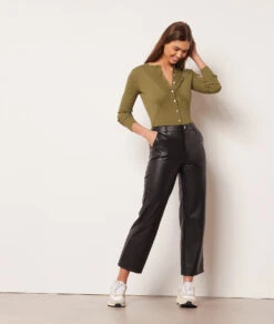 Gilet En Maille Côtelé -Boutique De Mode Luxe 653867645 6