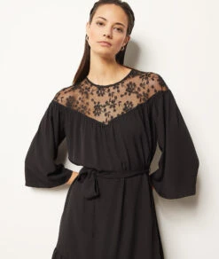 Robe Décolleté Brodé -Boutique De Mode Luxe 653869905 c