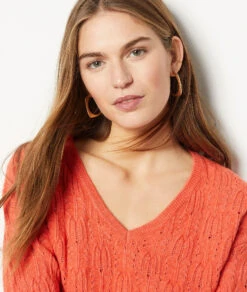 Pull En Maille Ajourée -Boutique De Mode Luxe 653871262 b