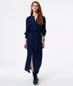 Robe Longue Détails Brillants