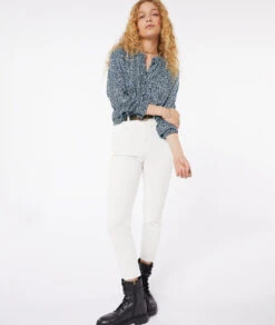 Blouse Imprimée Détails Brillants -Boutique De Mode Luxe 653874037 6