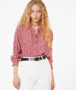 Blouse Imprimé Détails Brillants