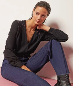 Blouse Détails Broderie