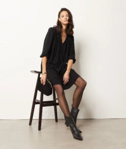 Robe Détails Broderie -Boutique De Mode Luxe 653875805 c