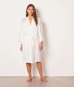 Déshabillé Détails Broderie Anglaise -Boutique De Mode Luxe 653890301 6