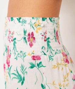 Pantalon De Pyjama Taille Haute Fleuri -Boutique De Mode Luxe 653893790 b