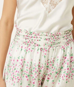 Short De Pyjama Fleuri -Boutique De Mode Luxe 653894239 b