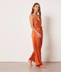 Pantalon De Pyjama Satiné -Boutique De Mode Luxe 653894385 6