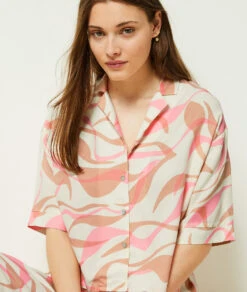 Chemise De Pyjama Imprimé -Boutique De Mode Luxe 653894639 c