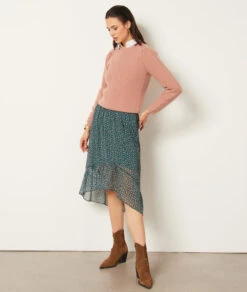 Jupe Fluide Imprimée -Boutique De Mode Luxe 653897533 c