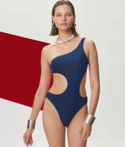 Maillot De Bain 1 Pièce Asymétrique