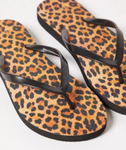 Tongs Imprimé Léopard -Boutique De Mode Luxe 653909987 b