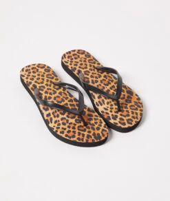 Tongs Imprimé Léopard